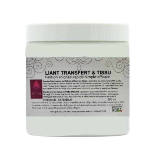 Liant transfert & tissu